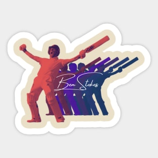 Ben Stokes England Cricket Captain Sticker